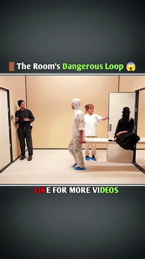He kept running, but every time, he ended up back in the same room. 😱🚪