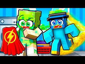 Turbo is a SECRET SUPERHERO in Minecraft!
