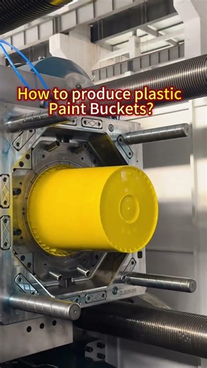 How to make plastic buckets? Bucket injection molding machine #injectionmoldingmachine
