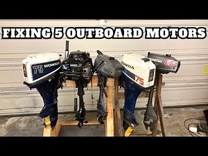 Fixing 5 Cheap Outboard Motors