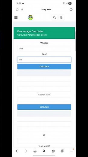 AI-Powered Percentage Calculator – Fast, Accurate, and Free (2025) - loney.tools