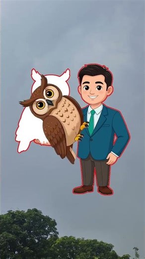 Owl on Hand 🦉 Challenge #pauseshorts #lifestyle #owl