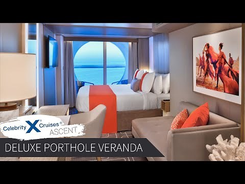 Celebrity Ascent | Deluxe Porthole Balcony Full Walkthrough Tour & Review 4K | Celebrity Cruises