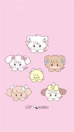 かわいい白猫のGIFとイラスト集