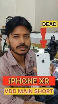 iPhone XR Dead VDD Main Short Repair | Common Issue Fixed #Shorts #tech_vlogsdeepak