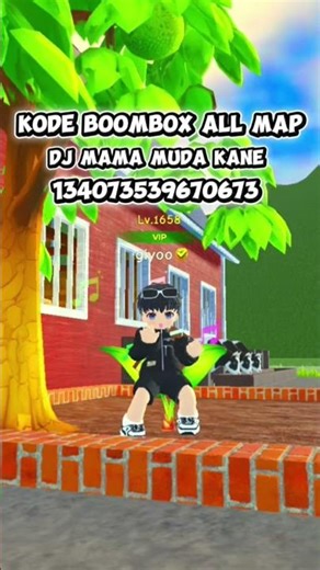 ID Boombox Dj Mama muda All Map Roblox #robloxedit #robloxshorts #kodeboomboxroblox