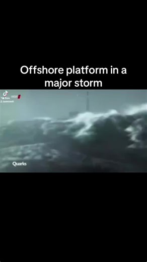 Offshore Oil Rig in a Major Storm: A Daring Encounter