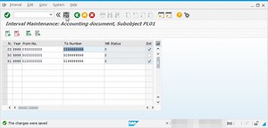 Für das Objekt RF_BELEG ist kein Intervall vorhanden
