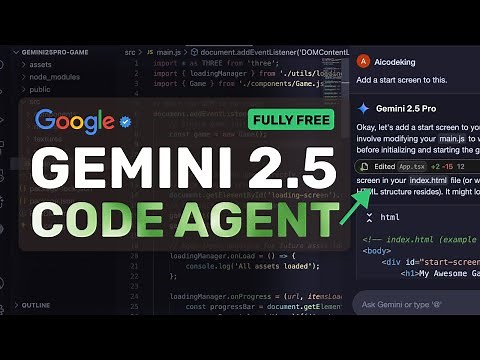 Google's NEW Gemini 2.5 Pro AGENTIC Code Assist: This FULLY FREE AI Coder by GOOGLE is CRAZY!