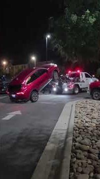 Tow truck repossession goes wrong, man gets into repossessed car and destroys it. #towshow #repo