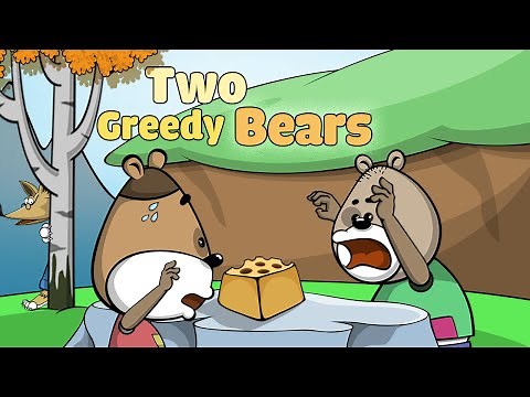 The Two Greedy Bears - Bedtime Story Animation|The best Fairy Tales for Children