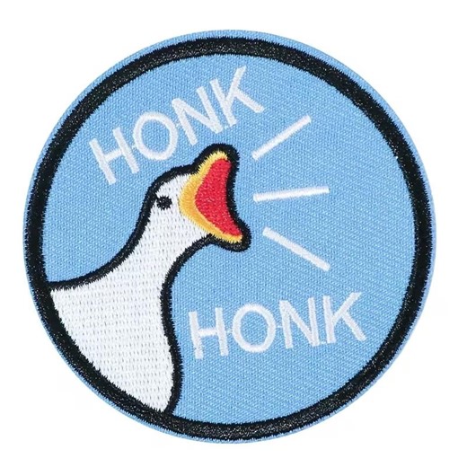 Honk Honk Angry Goose Patch - Etsy