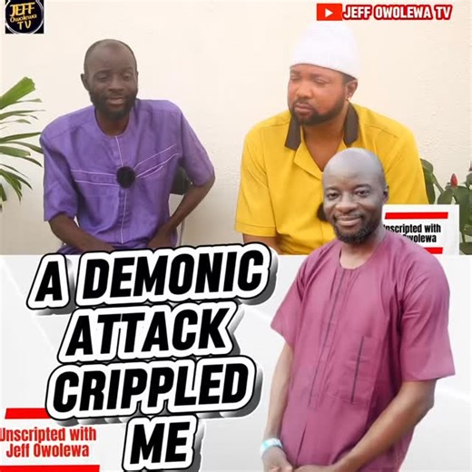 Jeff Owolewa on Instagram: "THE DEMONIC ATTACK THAT CRIPPLED ME ALMOST TOOK MY L!FE ….. NOLLYWOOD ACTOR BAMIDELE TEMITOPE SAINT OKEMESI SHARES HIS EXPERIENCE ON HOW HE WAS ATTACKED SPIRITUALLY . HE NEEDS YOUR HELP .. LETS GET OKEMESI BACK ON HIS FEET…. GTBANK 0244621985 BAMIDELE TOPE SAINT …… UNSCRIPTED WITH JEFF OWOLEWA …… FULL VIDEO AVAILABLE ON YOUTUBE VIA JEFF OWOLEWA TV …….. #unscriptedwithjeffowolewa #jeffowolewatv #explorepage✨ #goviral #fypシ"
