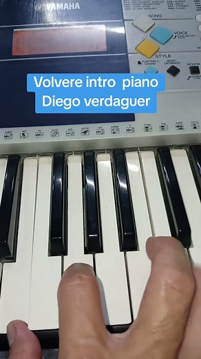 Volvere imtro piano Diego verdaguer #videoviral #piano #pianosol #musica #aulamusical #pop