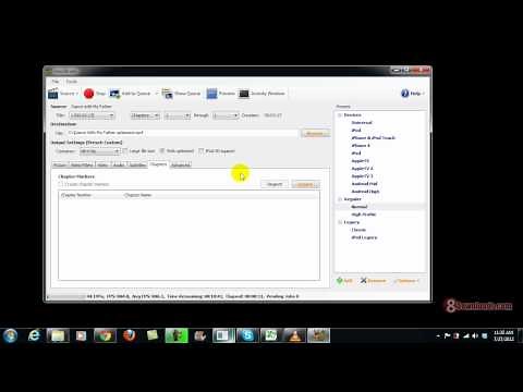 Convert .wmv files to .mp4 using Handbrake