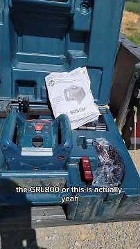 How To Use Laser Transit To Shoot Grades @bosch #diy #shorts