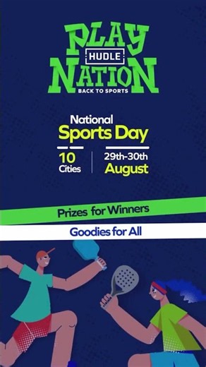 Play Nation | Let’s Start Playing for Fun Again! 🥳 | National Sports Day 2026 #hudle