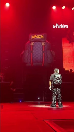Naza brings a giant backpack on stage for his 10-year career