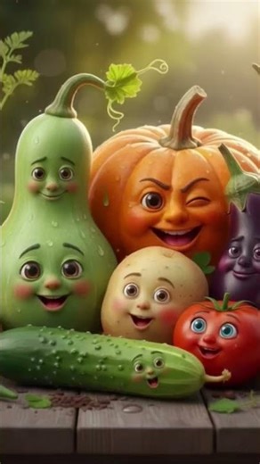 Ultimate Veggie Animation Mix 🥦🌽 | Stunning Color Effects & Fun Veggie World | Must Watch! #shorts