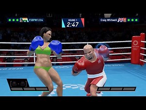mixed boxing 55(brutal tko round 1)
