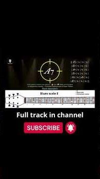 E Blues Rock Groove Jam Track #guitarpractice #backingtrack #bluesrock