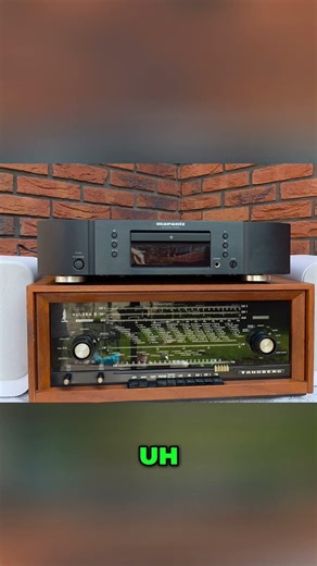 Cleaning Vintage Radio & Testing Marantz CD Player Sound! #shorts