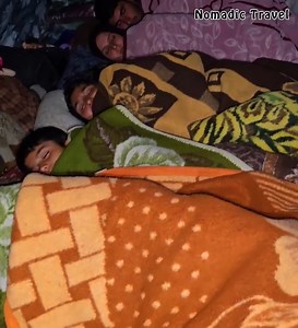 1.5M views · 25K reactions | Nomadic Family in a Stormy Night⚡️ Nomadic Resilience in Harsh Nature️ | Nomadic Travel | Facebook