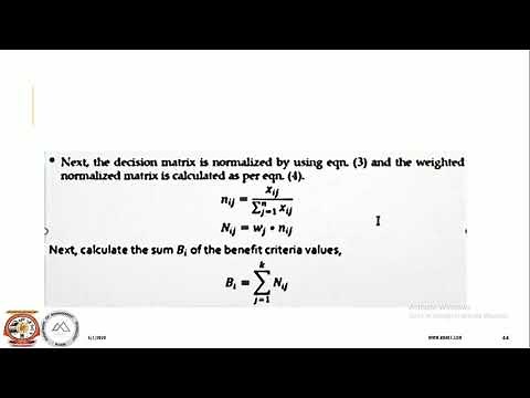COPRAS Method-Dr. Rahul Mohare