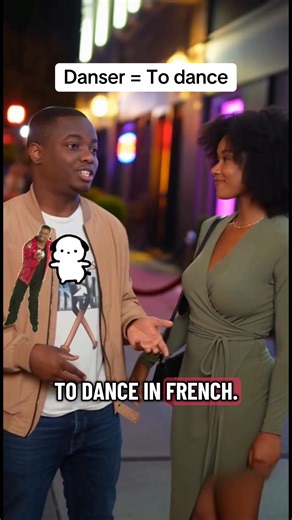 The French verb « danser » meaning to dance. #french | Francis Rodcissle