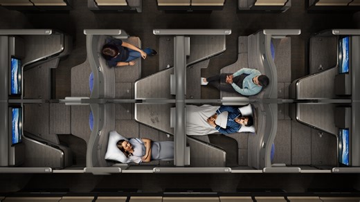 A business class seat that doesn't recline? Here is ANA's new 'sofa-style' Boeing 787 business class, called 'The Room FX'. | Executive Traveller