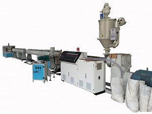 [Hot Item] PE Pipe Fitting Extruder Machine Pipe Line LDPE HDPE Water Electric Small Diameter Pipe Extrusion Line