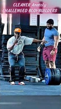 CLEANER Anatoly CHALLENGED BODYBUILDERS ....#gym #funny #trending #comedy #trendingshorts #trend