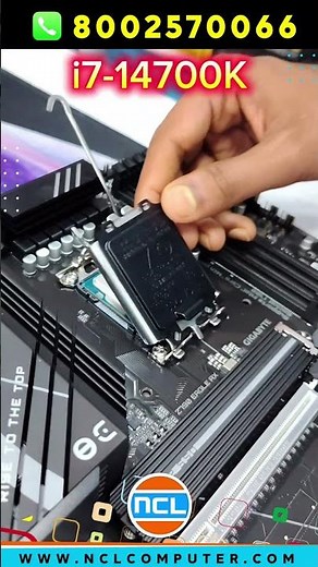 Intel Core i7 14700K PC Build...!😲...........................#nclcomputer #intel #pcbuild #14700k