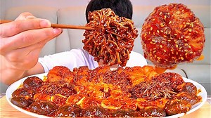 『Bonggil』中字 06.27 辣烤蘑菇🥵 北美山羊岭蘑菇 皇帝菇 金针菇 栗色牛肝菌 松茸菇✨咀嚼音