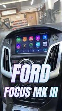 Ford Focus 2015 Android 9" Screen with Wireless Apple CarPlay Stereo Upgrade #fordfocus #focus3