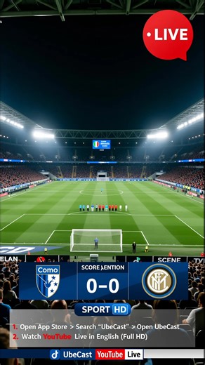 internazionale vs como live stream DROP A LIKE ❤️ & SAVE THIS VIDEO This video will automatically switch to LIVE at kickoff! Como vs Internazionale LIVE Italy - Coppa Italia How to watch live football: Open App Store Search 'UbeCast' Install & open app Open YouTube and watch live football como vs inter live internazionale vs como live como vs internazionale coppa italia live inter live stream today como live now internazionale live now coppa italia live stream como vs inter livestream football i