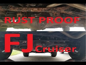 TOYOYA FJ CRUISER | RUST PROOFING | FLUID FILM & FDC RUST CONVERTER | FRAME RUST PROTECTION