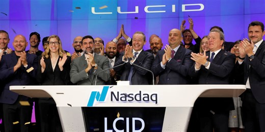 Lucid Motors Shares Rise 11% in First Trading Day After SPAC Merger