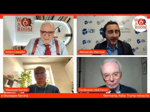War Room di Enrico Cisnetto con Alessandro Marrone, Ferdinando Nelli Feroci e Giuseppe Sarcina
