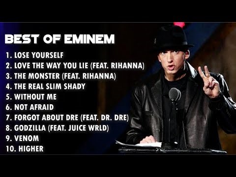 Eminem Greatest Hits Full Playlist 2025 | Legendary Rap Songs