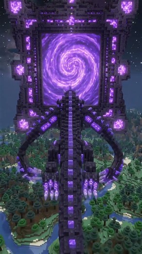 Minecraft Portal Opened in Real Life?! 😱 #minecraftreallife #minecraft