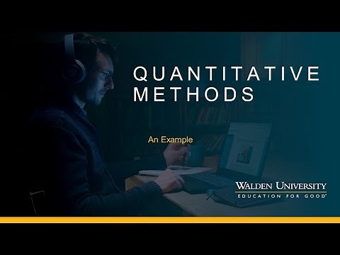 Quantitative Methods: An Example