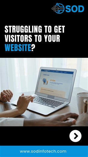 🚀 Struggling to attract visitors to your website? Let’s change that! With SOD’s digital marketing and SEO strategies, you can boost your online presence, drive quality traffic, and turn clicks into customers. ✅ SEO Optimization ✅ Paid Ads & Social Media Strategy ✅ Website Performance Enhancement Let’s make your website work for you! 🌐 www.sodinfotech.com #SODInfotech #DigitalMarketing #SEOServices #WebsiteTraffic #BusinessGrowth #OnlinePresence | SOD