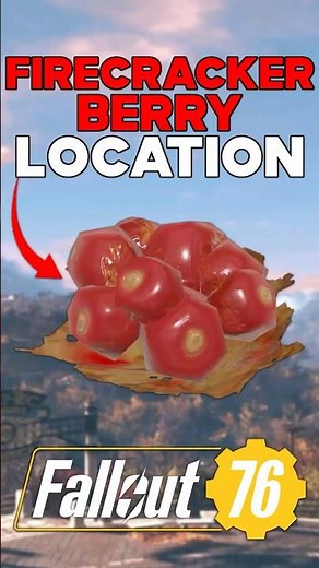 The BEST Place To Get FIRECRACKER BERRY In FALLOUT 76