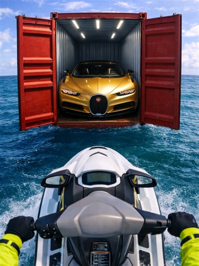 Vous imaginez ce que j'ai trouvé à l'intérieur de ce conteneur abandonné ? 😱😱 #bugattichiron #conteneur #france #tiktokfrance🇨🇵 #FYP