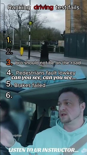 Top 6 Driving test fails (wait for the last one!)