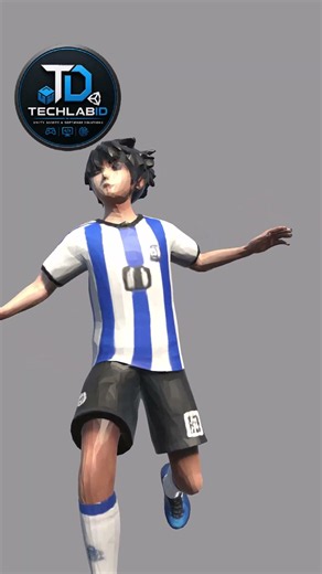 FREE 3D Player Penalty Kick⚽ | World Cup 26 Inspired Character | FBX | #unity3d #indiegame #gamedev