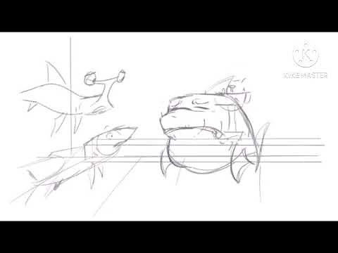 Finding Nemo - Shark Scene (Story Reel)