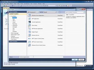 VB.NET dropdown menu