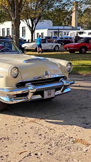 1954 Mercury Monterey Classic Car Drive By Engine Sound Packard Proving Grounds Fall Open House 2024#66 | Addison Perkins
